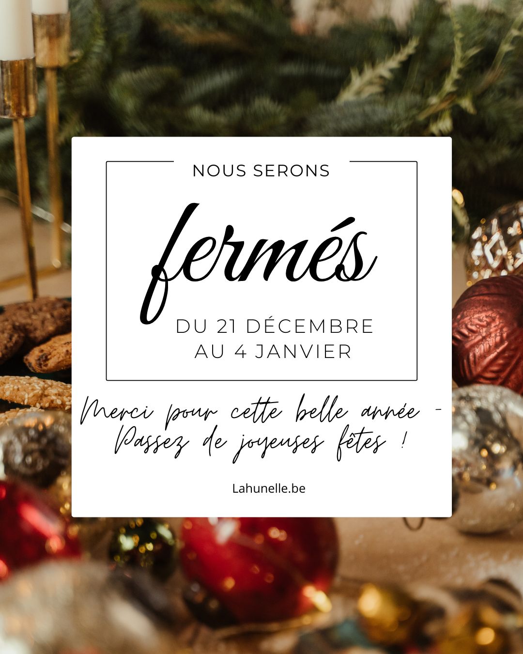 🌿 Merci pour votre confiance – Une pause hivernale… et de beaux projets à venir